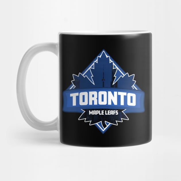 Toronto Maple Leafs by Pink Umbrella